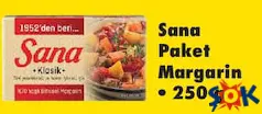 SANA PAKET MARGARİN 250 G
